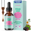 JoySpring Vital Vits - Kids Liquid Multivitamin - 1 fl oz (30 Servings) | Herbal Liquid Vitamins for Kids | Natural Flavor | JoySpring