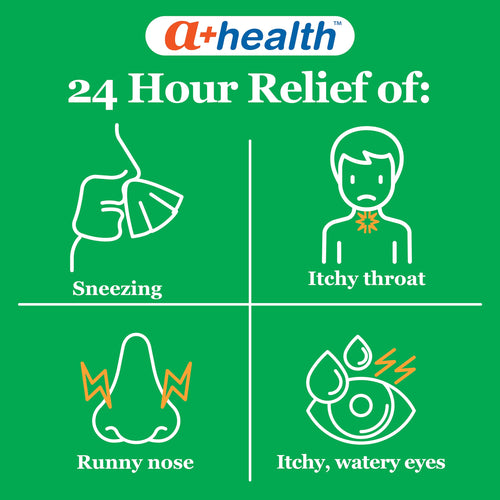 A+Health Cetirizine HCl 10mg Tablets, 24 Hour Allergy, Antihistamine, Indoor & Outdoor Allergies, Relief from Sneezing, Itchy Throat, Watery Eyes, 400 Count A+Health buy supplements Au