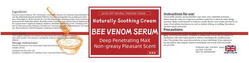 AEROMAXX Bee Venom Muscle & Joint Cream, 10X Ultra Strength Care Ointment, Natural Organic Formula, for Shoulder, Back, Neck, Hands, Knuckles, Elbows, Feet, Leg, Knees, Ankle, Adults, Seniors AEROMAXXBuy Supplements Australia
