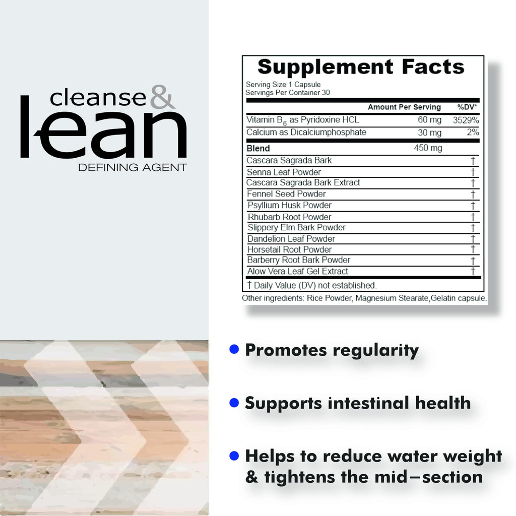 Max Muscle Naturaliga Cleanse and Lean Defining Agent Herbal Cleanse for Regularity w/Natural Detoxifying Ingredients
