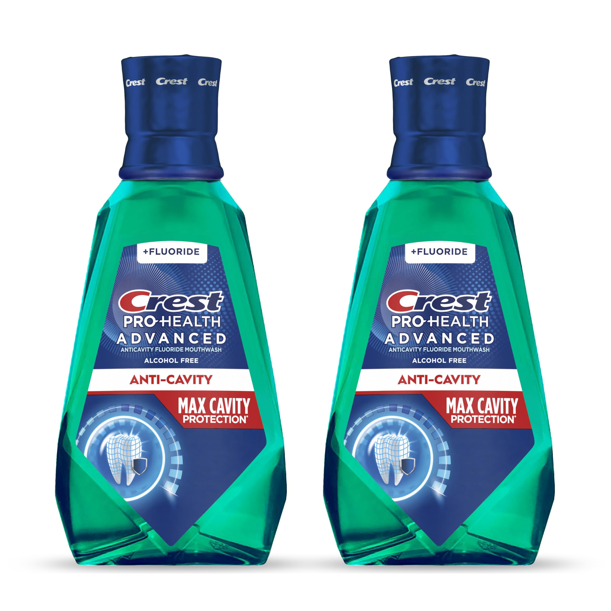 Crest Pro-Health Advanced Maximum Cavity Protection Mouthwash - Mild Mint - 2x1L