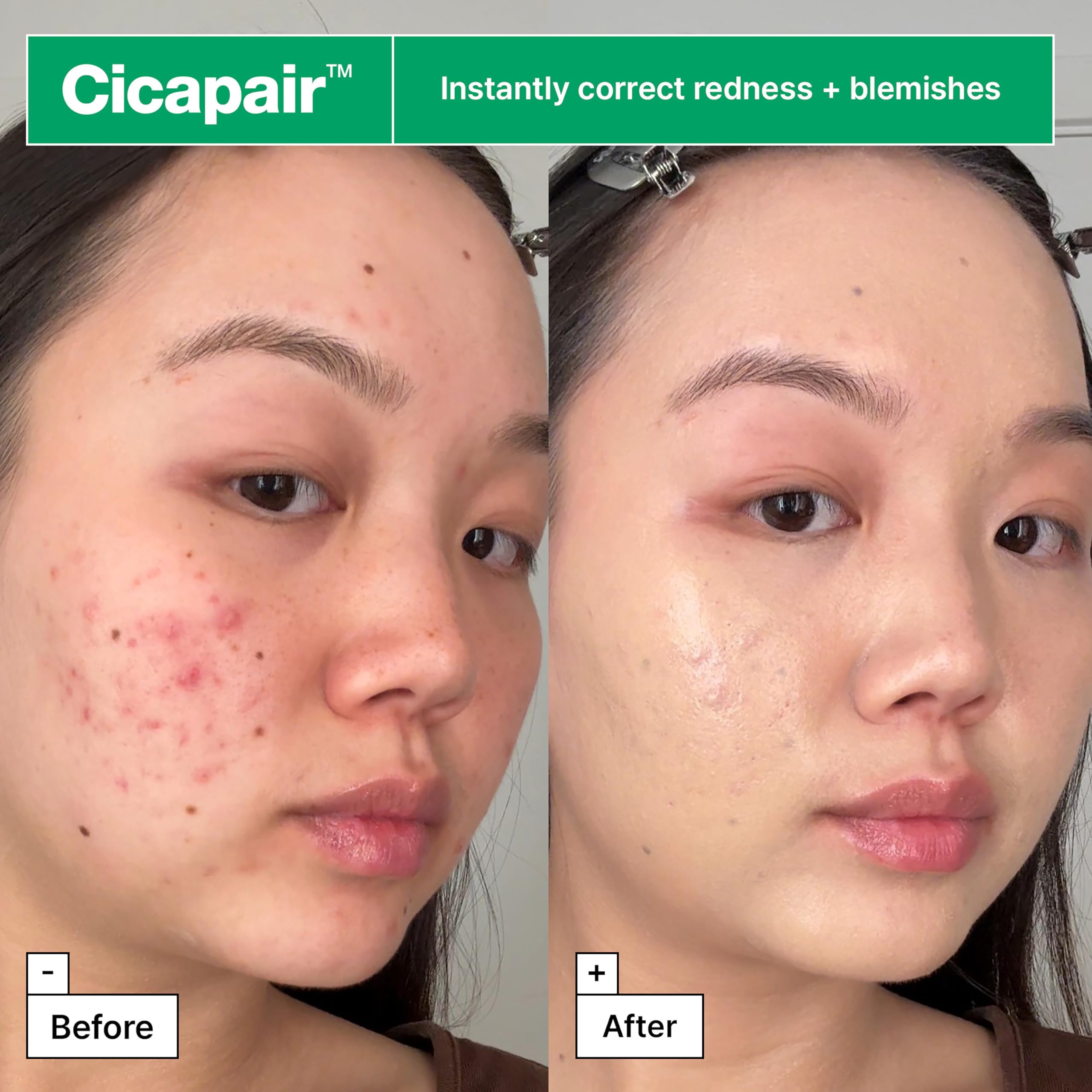 Dr.Jart+ Cicapair Soothing Color Correcting Treatment SPF 30 with Centella Asiatica Extracts | cc cream | Rosacea Treatment | Korean Skin Care, 0.5 Fl Oz