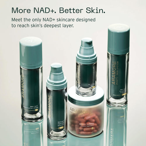 Aramore NAD+ Cell Energizing Skin Care Treatment with Proprietary NAD+ Precursor Complex, Clinically Proven to Target 12 Signs of Aging - 15ml AramoreBuy Supplements Australia