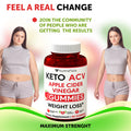 Keto ACV Gummies Advanced  - ACV Keto Gummies for Women and Men - Keto Gummies Supplement - Detox & Cleanse, Digestion