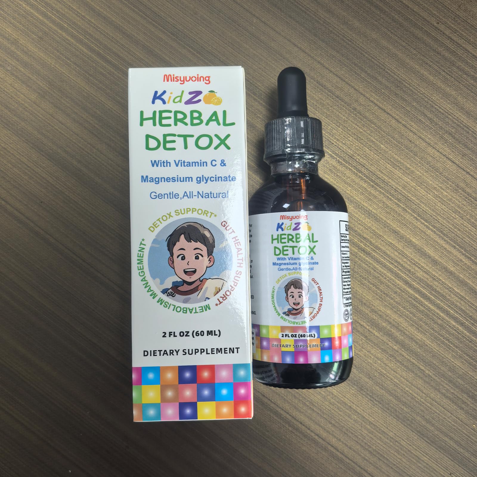 Misyvoing Natural Herbal Gut Support for Kids and Adults,Supports Body Cleansing, Immune Support,Improve Concentration,Vitamins C