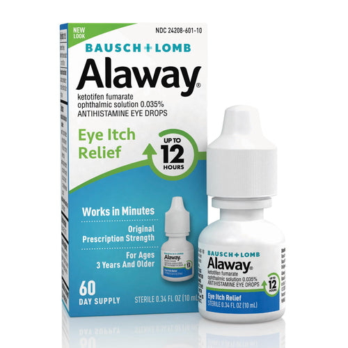 Alaway Antihistamine Eye Drops for Itchy Eyes, Fast-Acting, Up to 12-Hour Eye Itch Relief, Clinically Tested Prescription-Strength Formula, 0.34 Fl Oz Alaway buy supplements Au