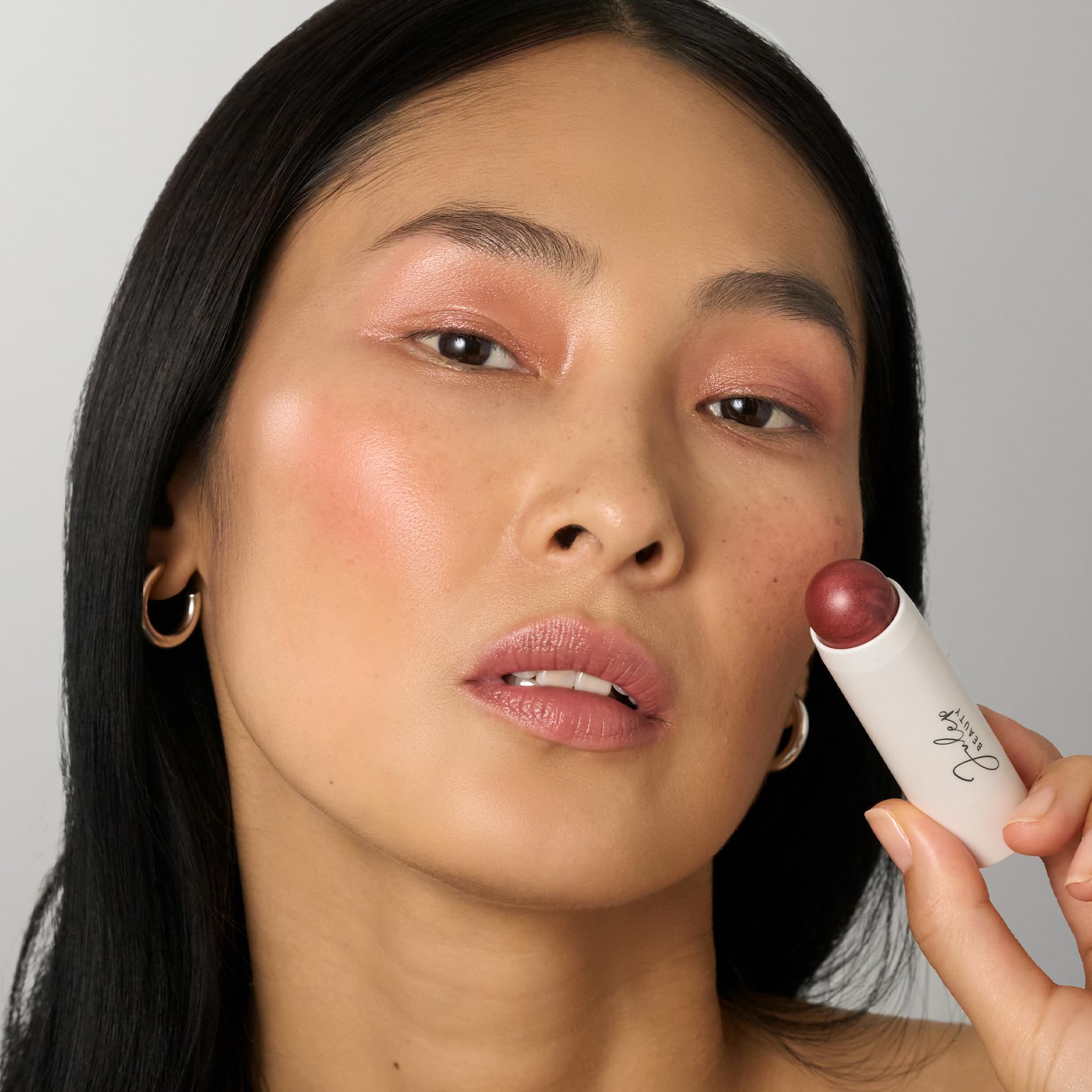 Julep Skip The Brush Cream to Powder Blush Stick - Desert Rose - 2-in-1 Cream Blush and Lip Color Stick - Blendable, Buildable Cheek Formula, No Brush Required, Cruelty-Free, For All Skin Types