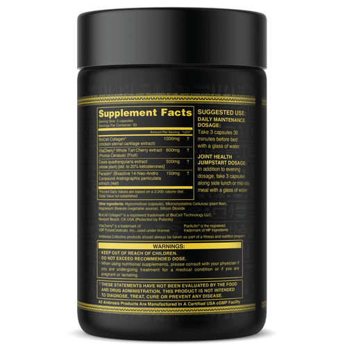 Ambrosia Mwendo - Joint & Ligament Repair | Strengthen Tendons & Increase Soft Tissue Extensibility | Muscle Soreness, & Recovery Time with BioCell Collagen | 90 Veggie Capsules AmbrosiaBuy Supplements Australia