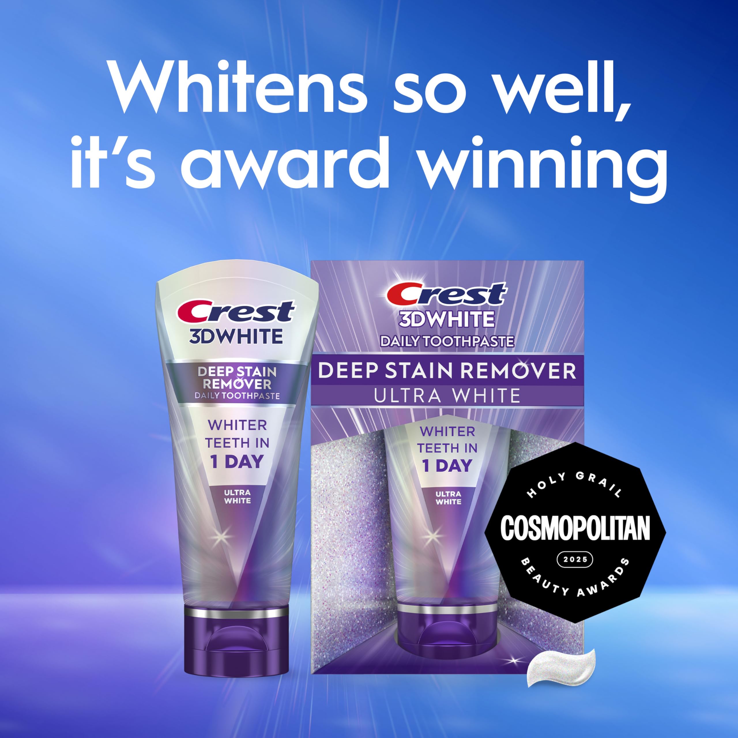 Crest 3DWhite Brilliance Deep Stain Remover Ultra White Toothpaste - 2.1oz