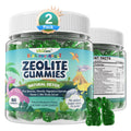 Zeolite Detox for kids & Adult-Sugar Free Zeolite Detox Gummies with Spirulina, Chlorella, Milk Thistle, Magnesium Glycinate, Calcium Citrate for Energy