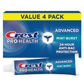 Crest Pro-Health Advanced Antibacterial Protection Toothpaste,5 oz 4 Pack, Teeth Whitening for adults, Breath Freshener, for Sensitive Teeth, Gum Health,