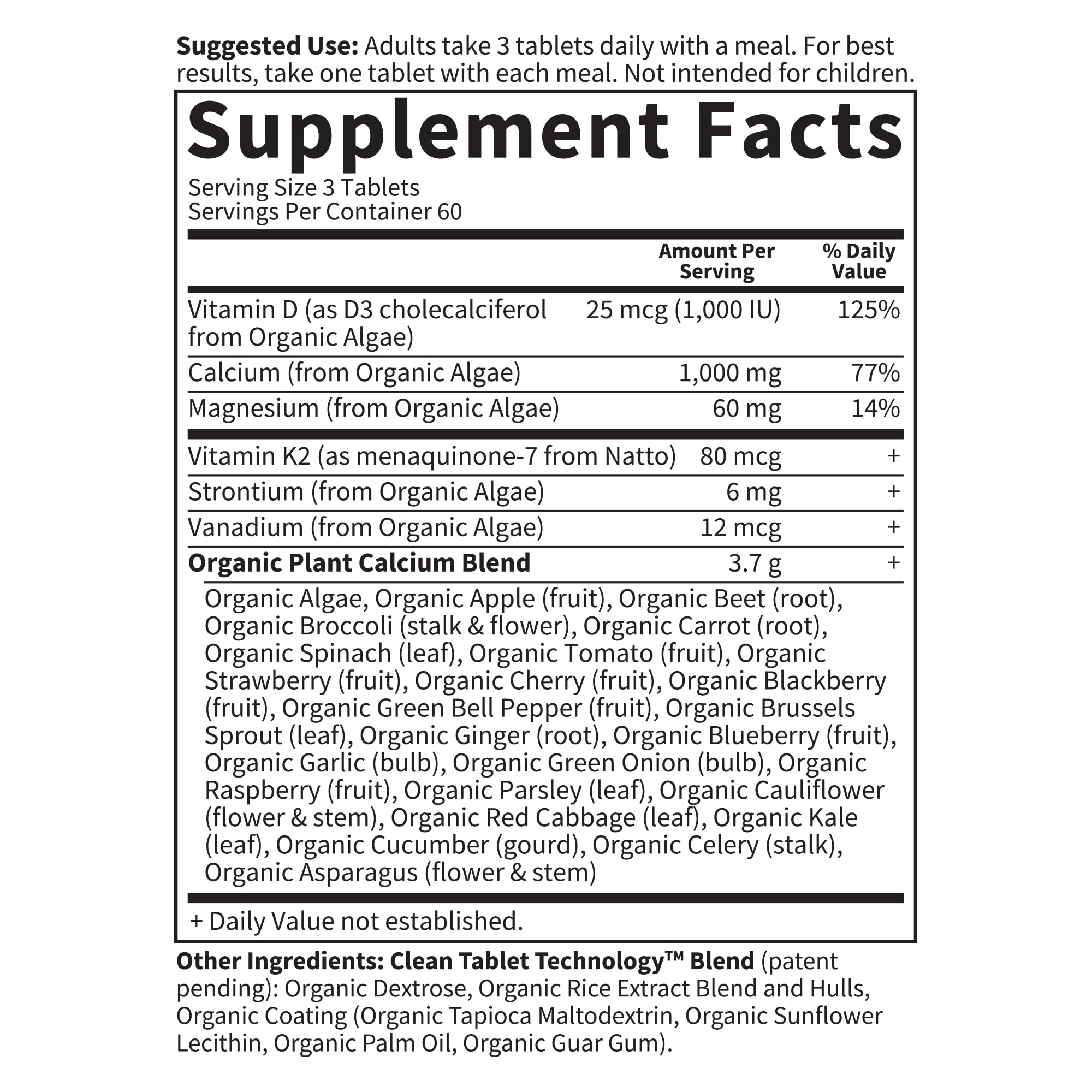 Garden of Life Calcium Supplement with Magnesium & Organic Vitamin D3 K2, Made from Whole Foods, Gluten-Free, 180 Count Garden of LifeBuy Supplements Australia