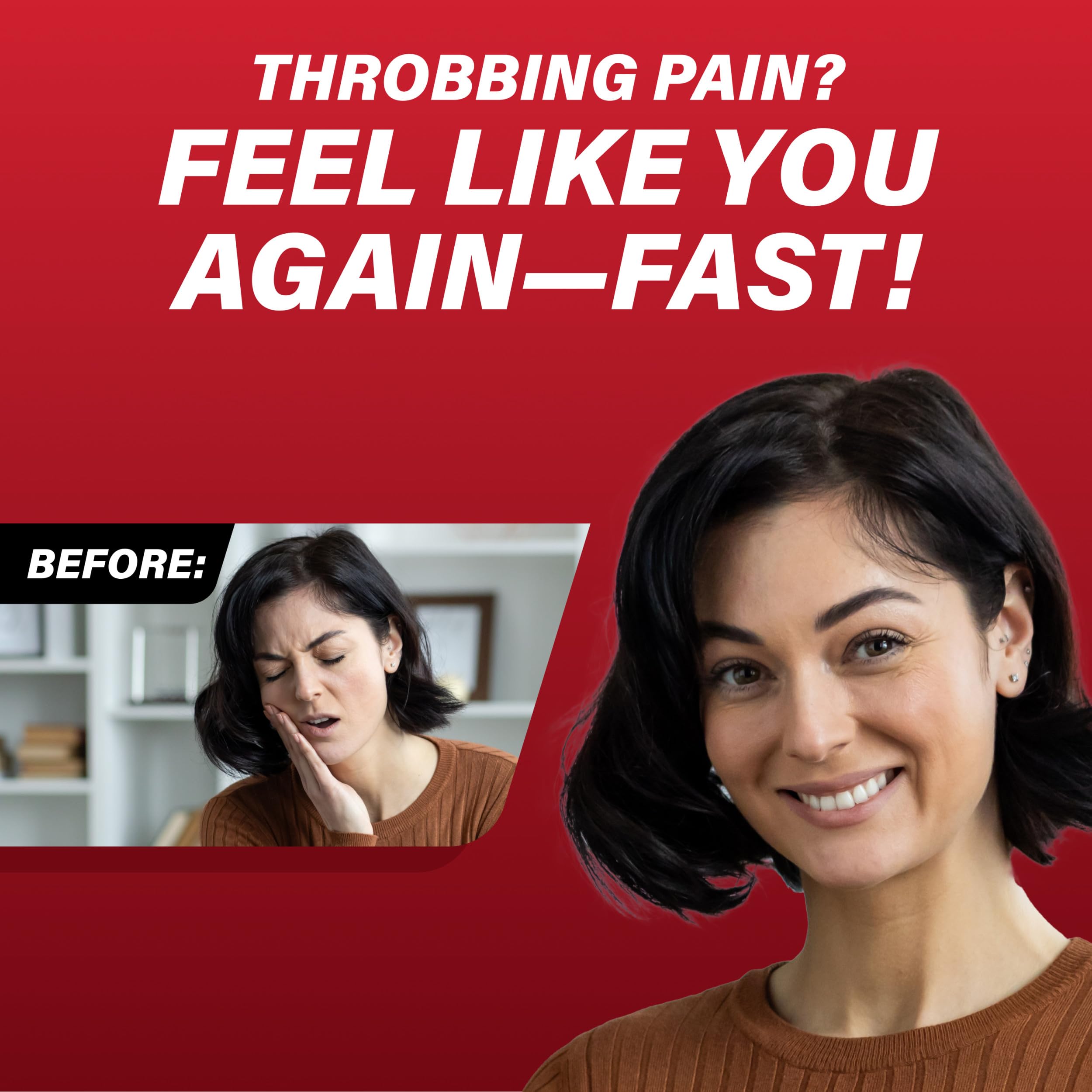 Orajel 4X for Toothache & Gum Pain: Severe Cream Tube 0.33oz- From Oral Pain Relief Brand