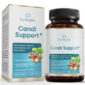 Premium Candida Cleanse Supplement – Candida Support Supplement with Oregano, Caprylic Acid, Black Walnut & Probiotics – Supports Gut Health,