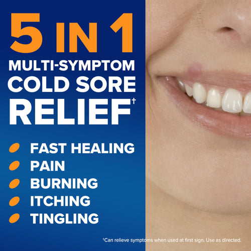Abreva 10 Percent Docosanol Cold Sore Treatment, Treats Your Fever Blister in 2.5 Days - 0.07 oz Tube x 2 Abreva buy supplements Au