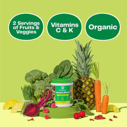 Amazing Grass Greens Blend Superfood: Super Greens Powder Smoothie Mix for Boost Energy, 30 Servings & Nature Fuel Power Beets Powder, Beet Root Powder, Support Natural Energy, 30 Servings Amazing GrassBuy Supplements Australia