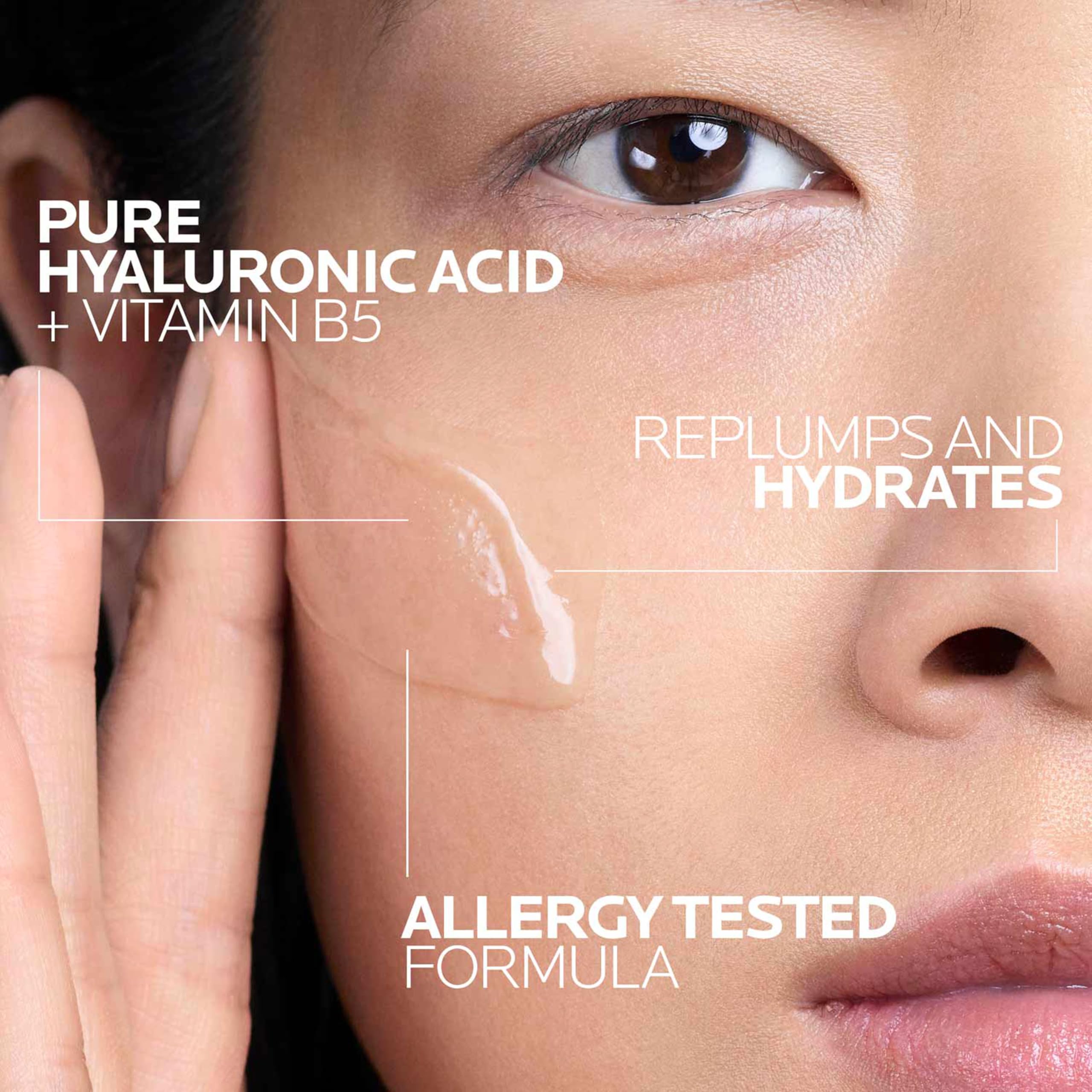 La Roche-Posay Hyalu B5 Suractivated Hyaluronic Acid Serum for Face, Vitamin B5 + Hyaluronic Acid + Glycerin, Hydrating Serum Visibly Plumps Skin,