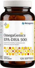 Metagenics OmegaGenics EPA-DHA 500 - High Potency Fish Oil Supplement for Cardiovascular Health* - Sustainably Sourced & Purity Tested
