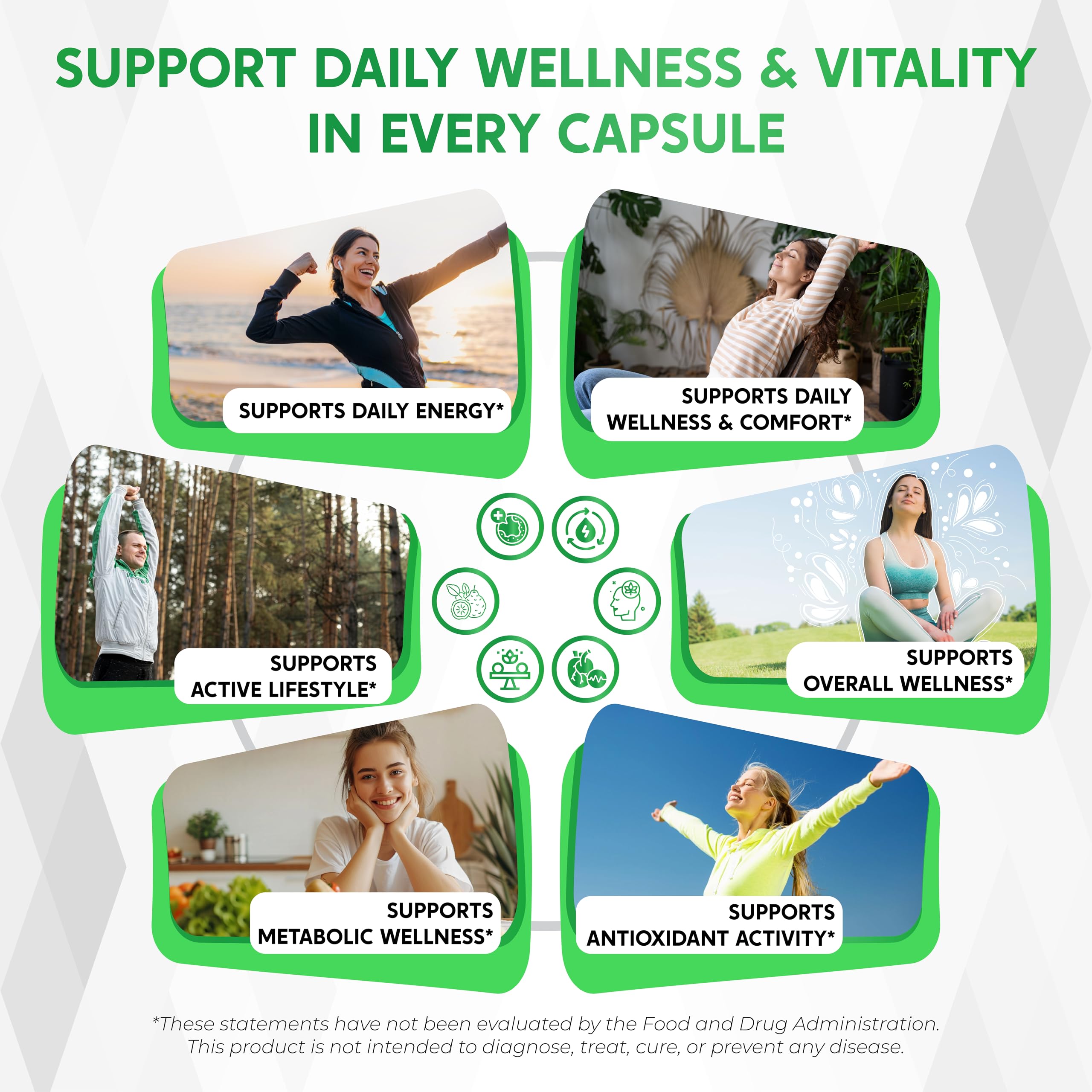 Citrus Bergamot Supplement - 15-in-1 Natural Blend with Red Yeast Rice Hawthorn Olive Leaf Odorless Garlic Turmeric Ginger Fenugreek - 150 Count