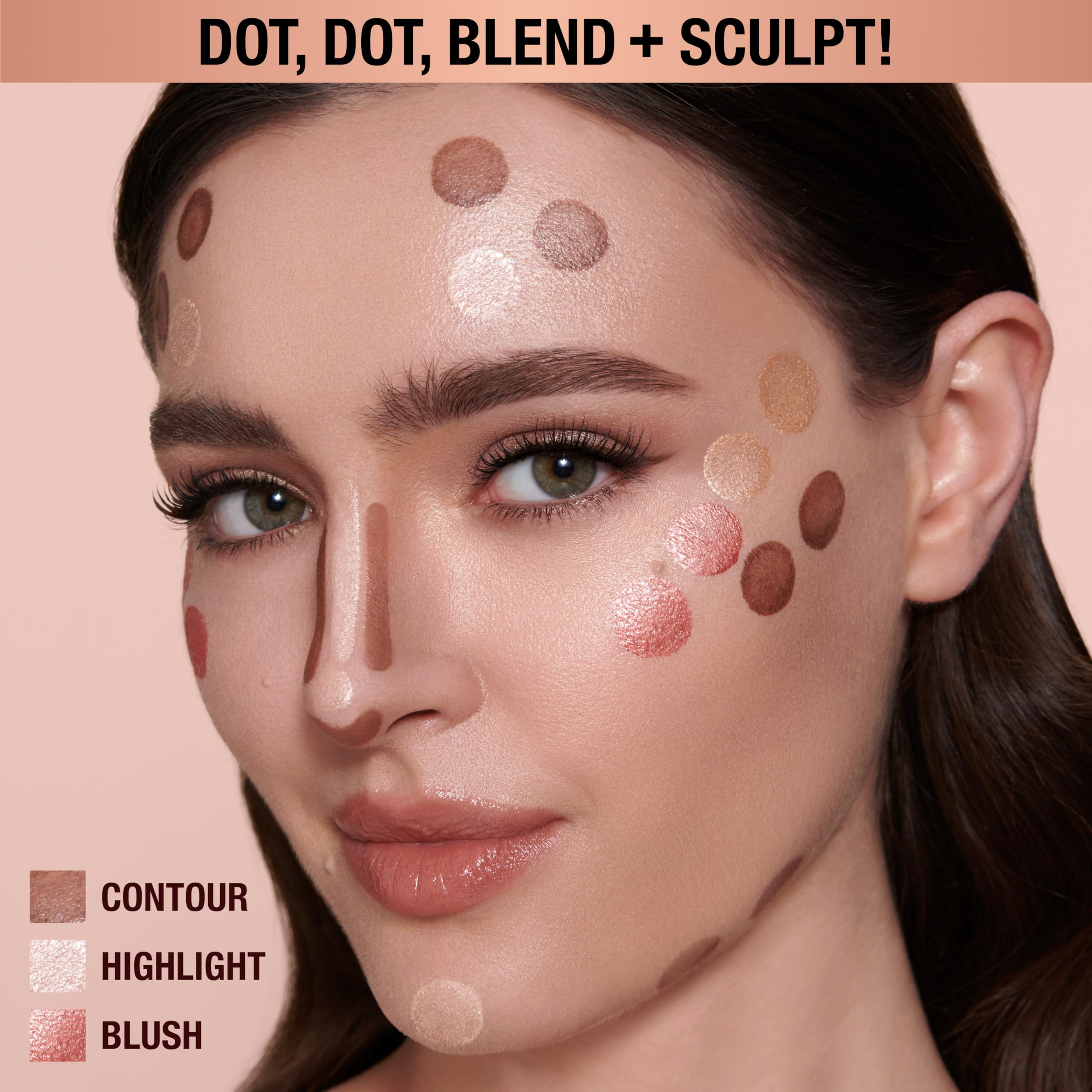 Charlotte Tilbury Glowgasm Beauty Light Wand Liquid Highlighter Makeup - Soft-Focus Pink Highlighter & Blush for Cheeks - Pearlescent