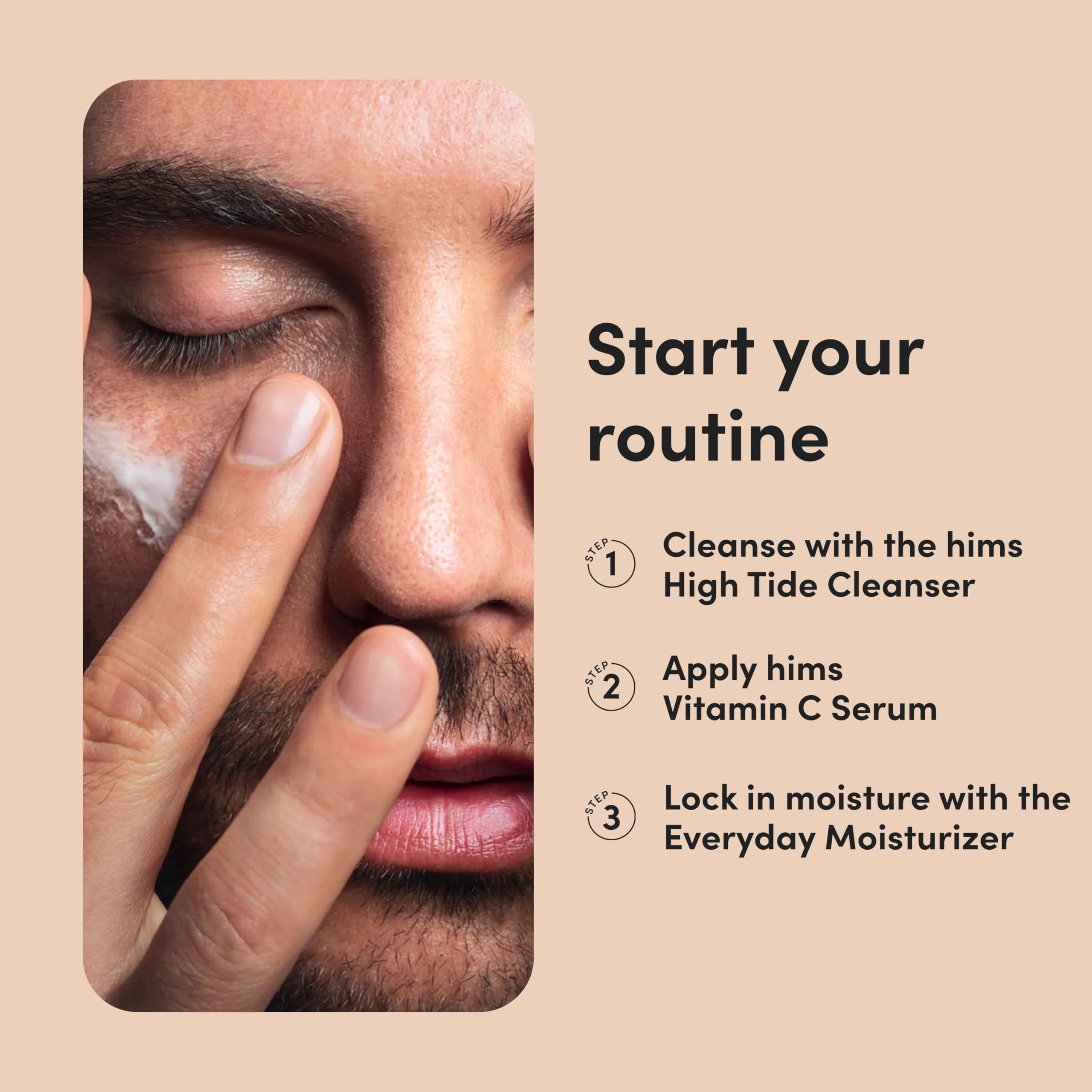 hims Everyday Moisturizer - Hydrating & Non-Greasy Face Cream - Morning Moisturizer for Healthy Skin - For Every Skin Type
