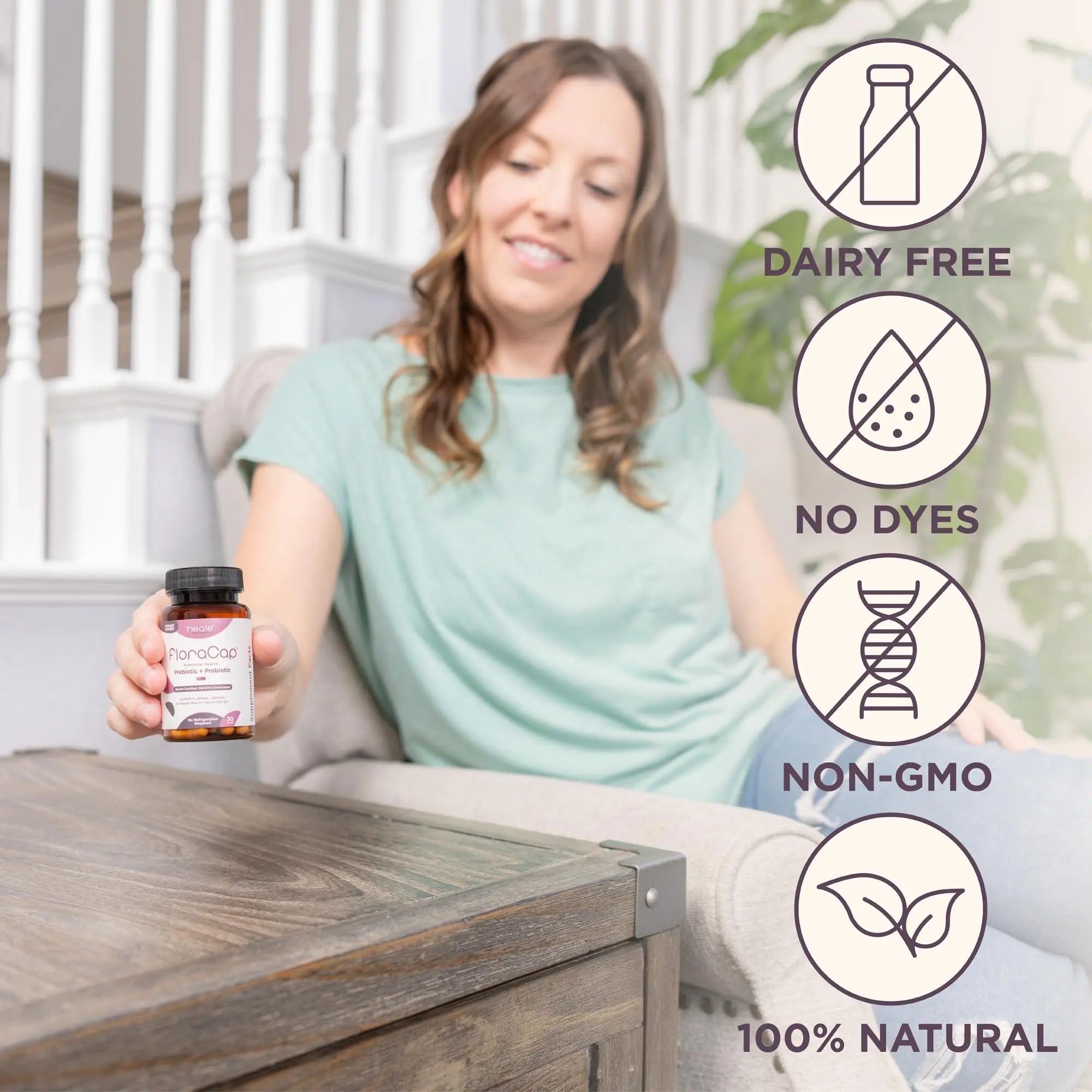 FloraCap Vaginal Probiotics for Women - 30 Oral Capsules - Heale Doctor Formulated Probiotics for Feminine Health, pH, Urinary Tract & Healthy Vaginal Flora - Reduce Odor, Itching, & Discomfort FloraCapBuy Supplements Australia