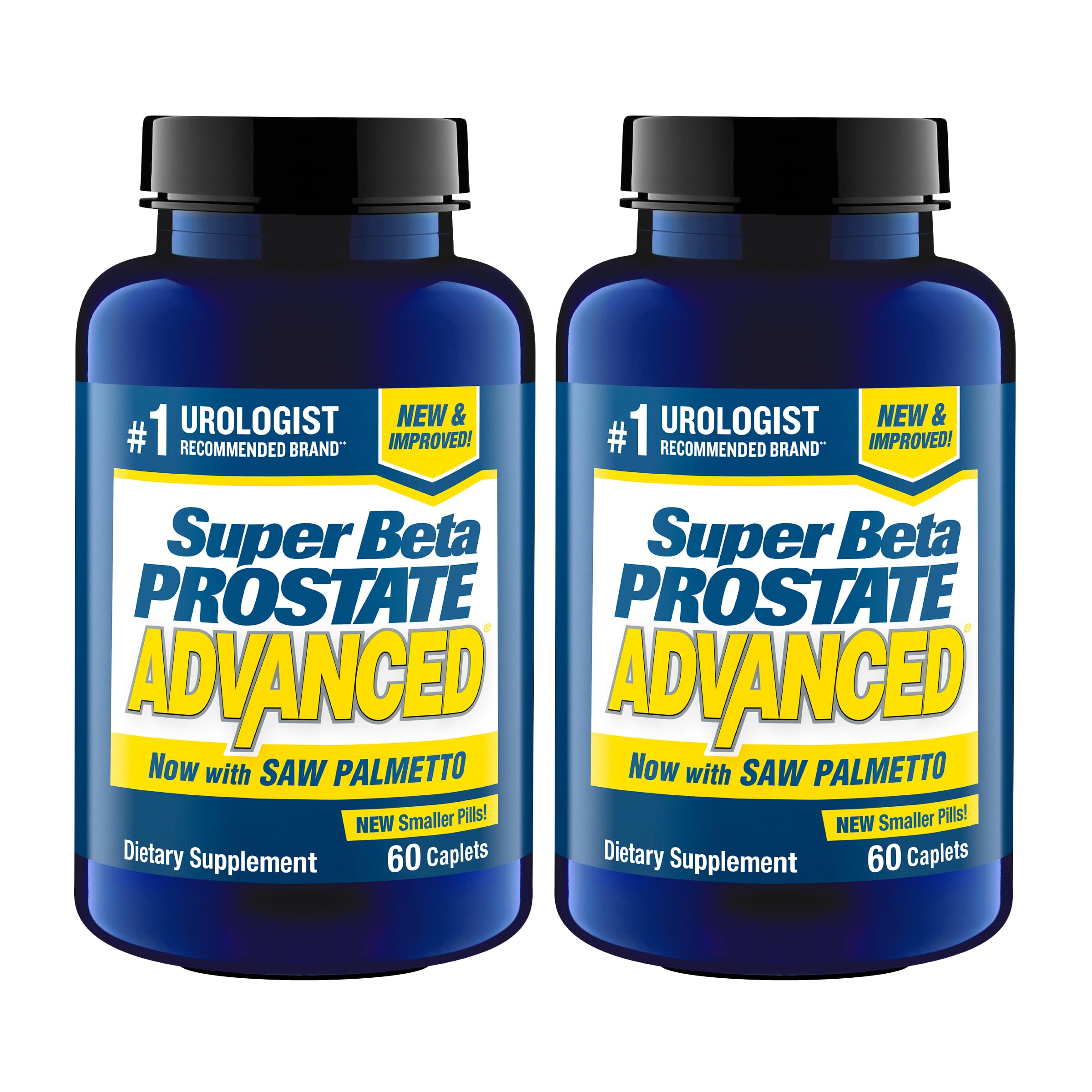 SUPER BETA PROSTATE Advanced with Saw Palmetto - Prostate Health Supplements for Men, Bladder & Urinary Support with Beta-sitosterol, Reishi, Saw Palmetto, Vitamin D