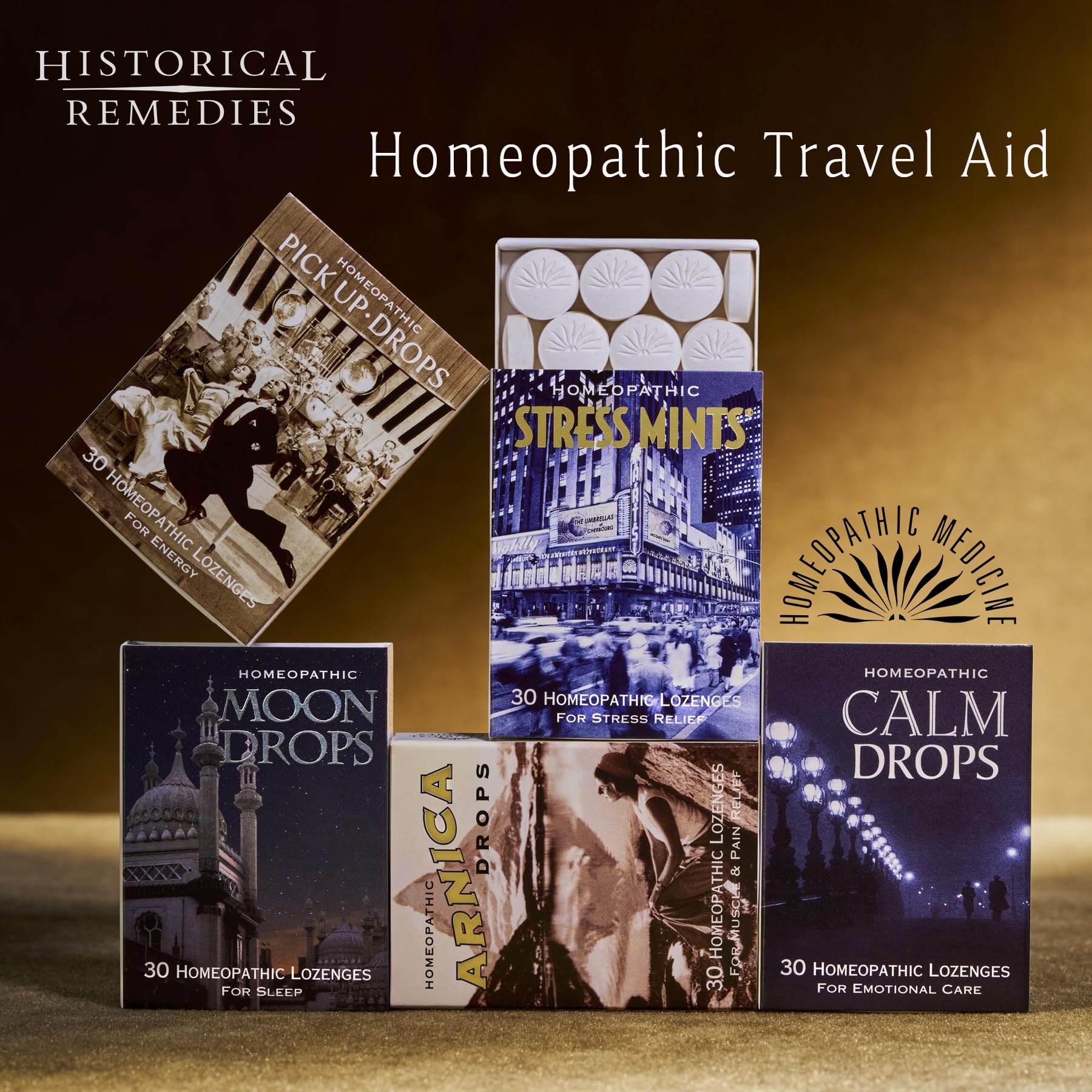 Historical Remedies Calm Drops Homeopathic Lozenges (6 Pack)| Natural Care for Emotional Relief, Vegan & Gluten-Free Organic Vanilla Flavor Drops to Promote Relaxation and a Sense of Calm