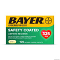 Bayer Aspirin Safety Coated 325 mg Caplets 100 Caplets, Pack of 2 BayerBuy Supplements Australia