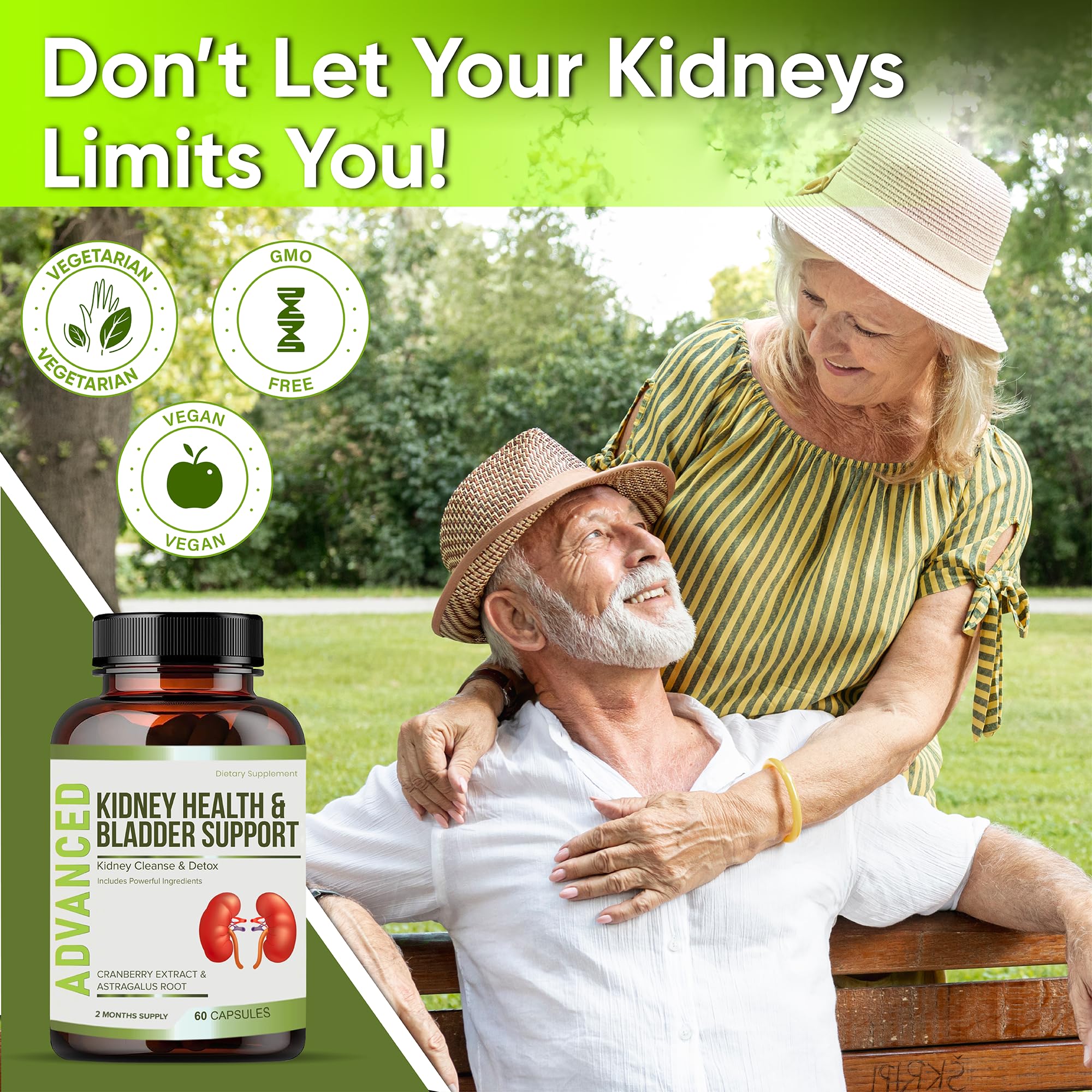 NutraPro Kidney Cleanse Detox & Repair and Bladder Support- Kidney Support Supplement for Kidney Restore with Chanca Piedra,Cranberry, Juniper Berries