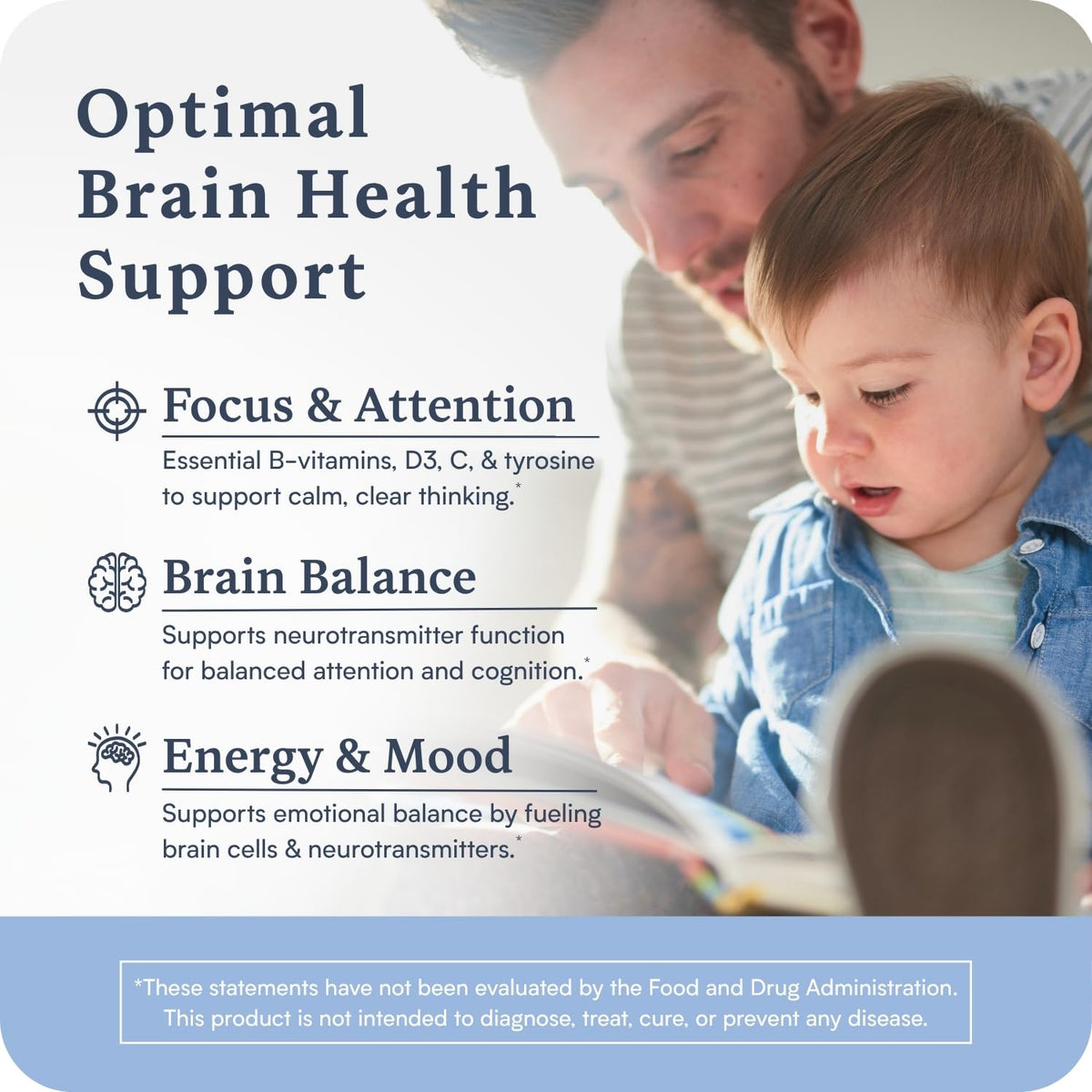 Accentrate Brain Supplement for Focus, Attention, Mood | Complete Vitamin B Complex | Brain Health | Methylated Multivitamin w/L-Methylfolate (5-MTHF), Cofactors Methyl-B12 & P5P | MTHFR Supplement - FENGGESTORE20