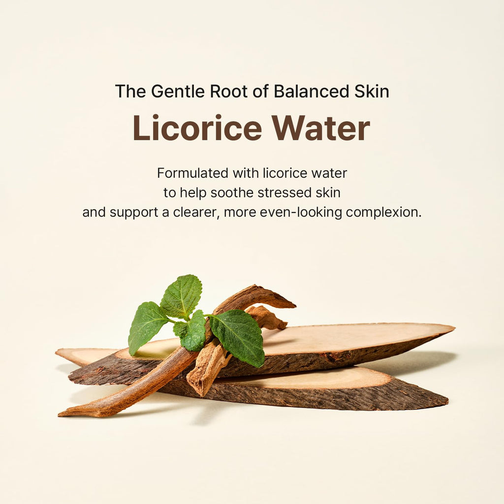 ACWELL Licorice pH 5.5 Balancing Korean Toner and Cleansing 5.07 fl.oz. - Alcohol-Free Hydrating Facial Astringent - FENGGESTORE20
