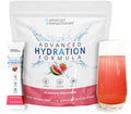 Advanced Bionutritionals Advanced Hydration Formula Electrolyte Drink Mix Powder with ElectroPrime®, L-Taurine, TyroPure™, B-Vitamins, Vitamin C – Strawberry Watermelon – 30 Stick Packs - FENGGESTORE20