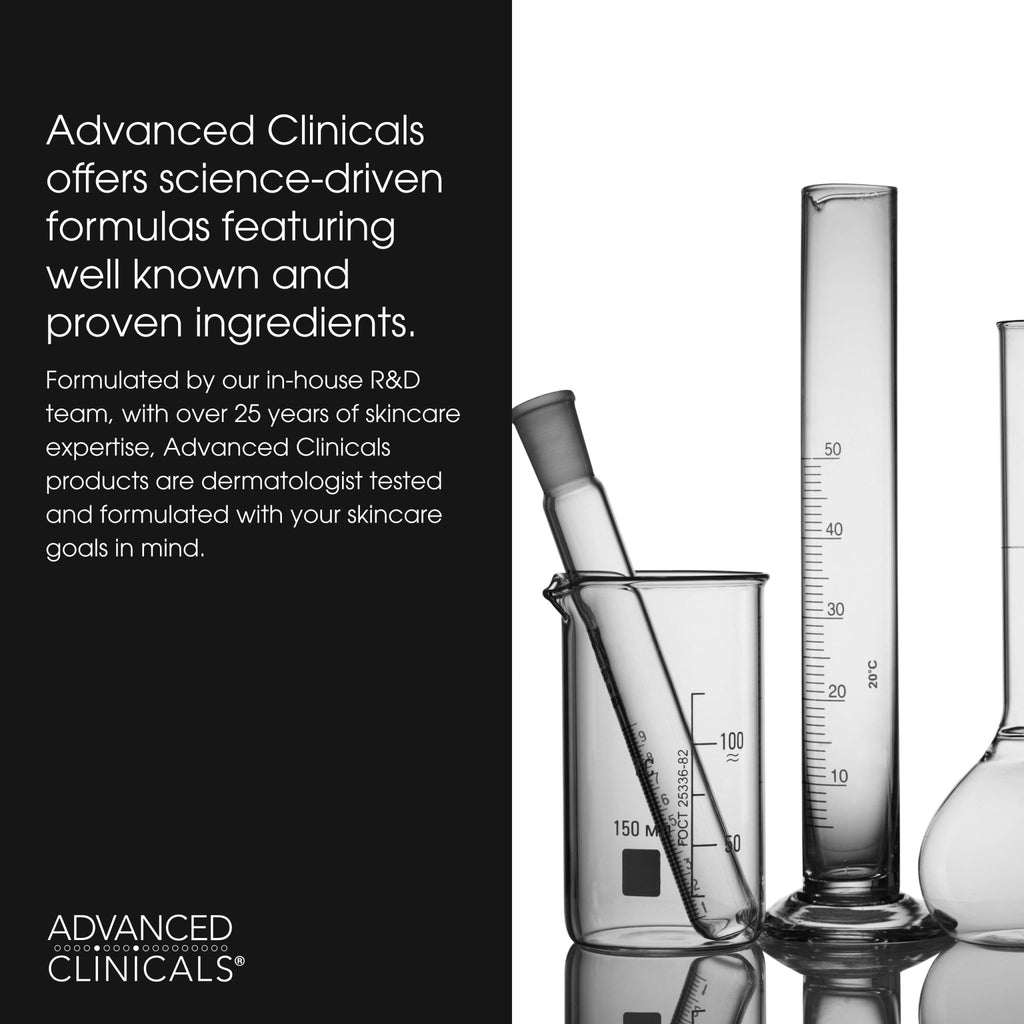 Advanced Clinicals Brightening Vitamin C Serum For Face With Glycolic Acid + Lactic Acid | Vitamin C Eye Serum Face Moisturizer For Improving - FENGGESTORE20