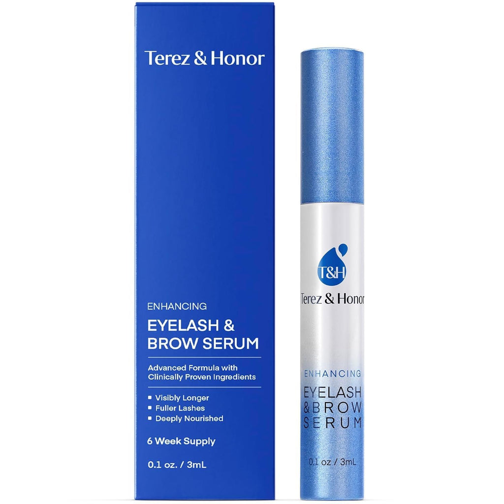 Advanced Eyelash Serum for Thicker, Longer Eyelashes and Eyebrows - Grow Luscious Lashes with Brow Enhancer (3mL) - FENGGESTORE20
