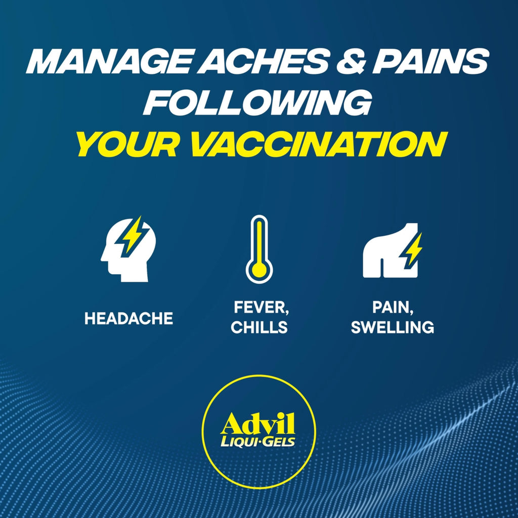 Advil Liqui-Gels Pain Reliever and Fever Reducer, Pain Medicine for Adults with Ibuprofen 200mg for Headache, Backache, Menstrual Pain and Joint Pain Relief - 200 Capsules, Advil PM Ibuprofen - 2 Ct - FENGGESTORE20