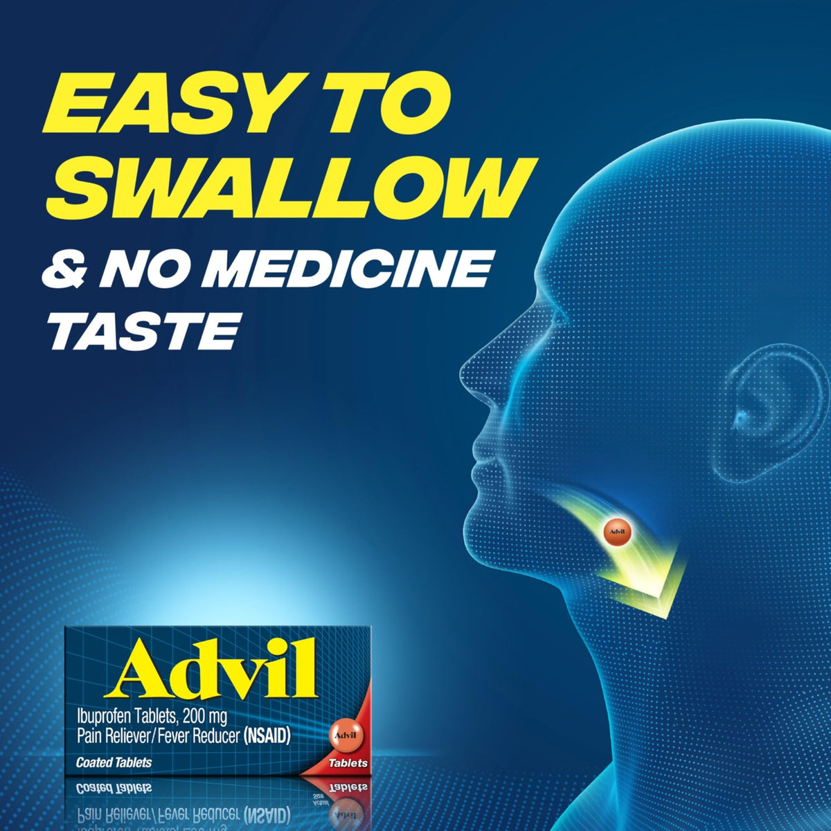 Advil Pain Reliever and Fever Reducer, Ibuprofen 200mg for Pain Relief - 300 Count, Advil PM Pain Reliever and Nighttime Sleep Aid, Ibuprofen for Pain Relief and Diphenhydramine Citrate - 2 Count - FENGGESTORE20