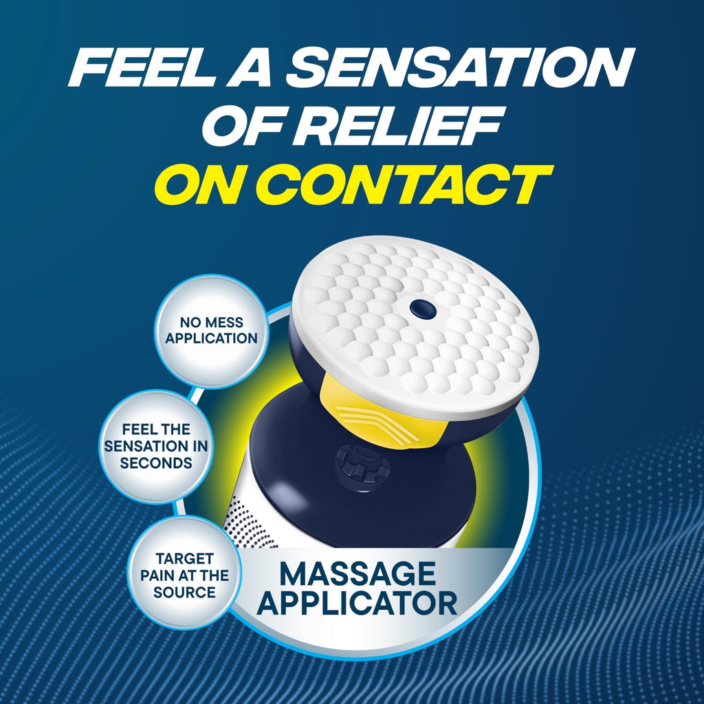 Advil Targeted Relief Pain Relieving Cream with Massage Applicator, Up to 8 Hours of Powerful Relief of Minor Arthritis Pain, Joint Pain, Lower Back Pain and Muscle Pain, 2.5 oz - FENGGESTORE20
