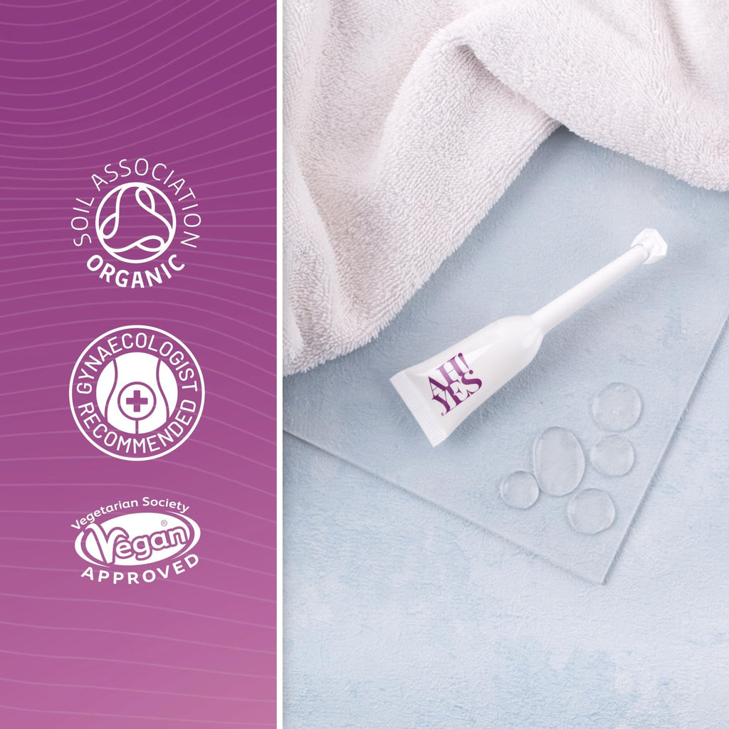 AH! YES® Long Lasting Vaginal Moisturizer for Vaginal Dryness, Water Based & Estrogen-Free, 6 Pre-Filled Applicators - FENGGESTORE20