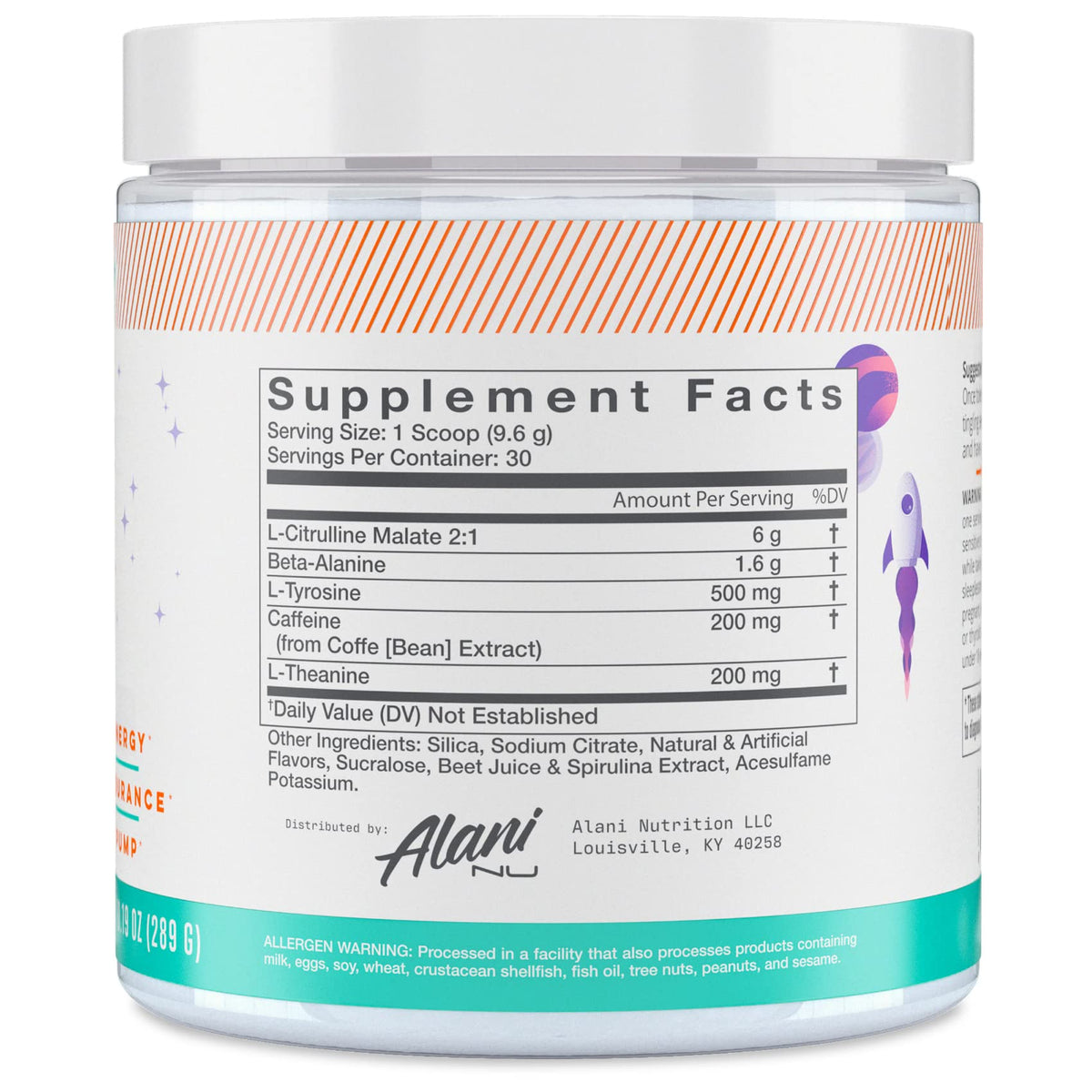 Alani Nu Pre Workout Powder GLAXAY Lemonade, Amino Energy Boost, Endurance Supplement, Sugar Free, 200mg Caffeine, L-Theanine, Beta-Alanine, L-Citrulline, 30 Servings - FENGGESTORE20