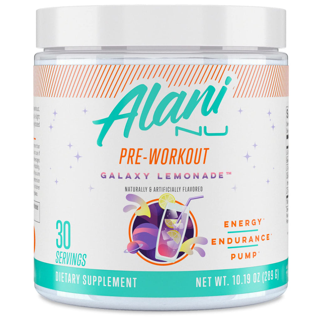Alani Nu Pre Workout Powder GLAXAY Lemonade, Amino Energy Boost, Endurance Supplement, Sugar Free, 200mg Caffeine, L-Theanine, Beta-Alanine, L-Citrulline, 30 Servings - FENGGESTORE20