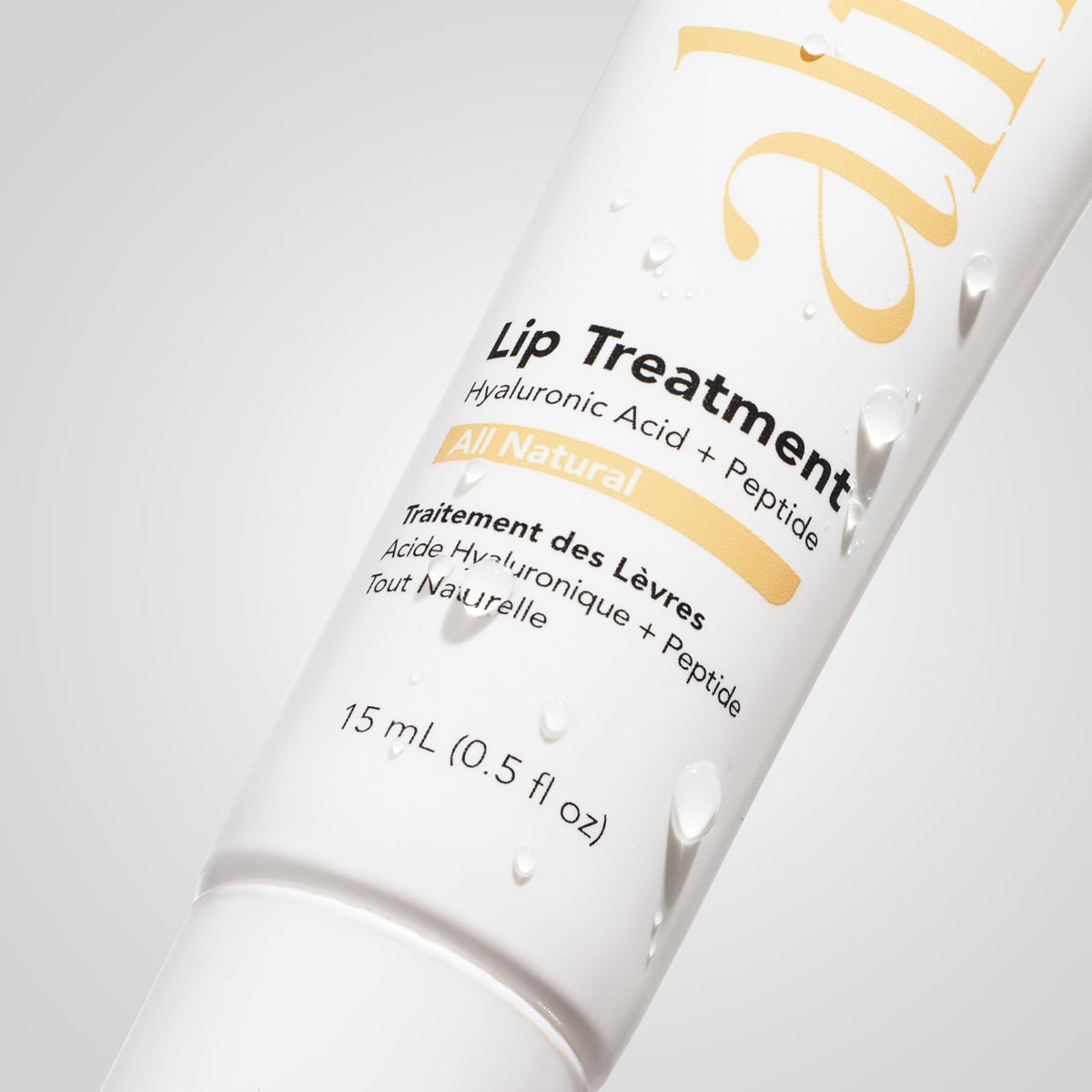 Alfie Hyaluronic Acid Lip Booster -Natural Flavor -15ml/0.5 Fl. Oz -Peptide Lip Treatment - FENGGESTORE20