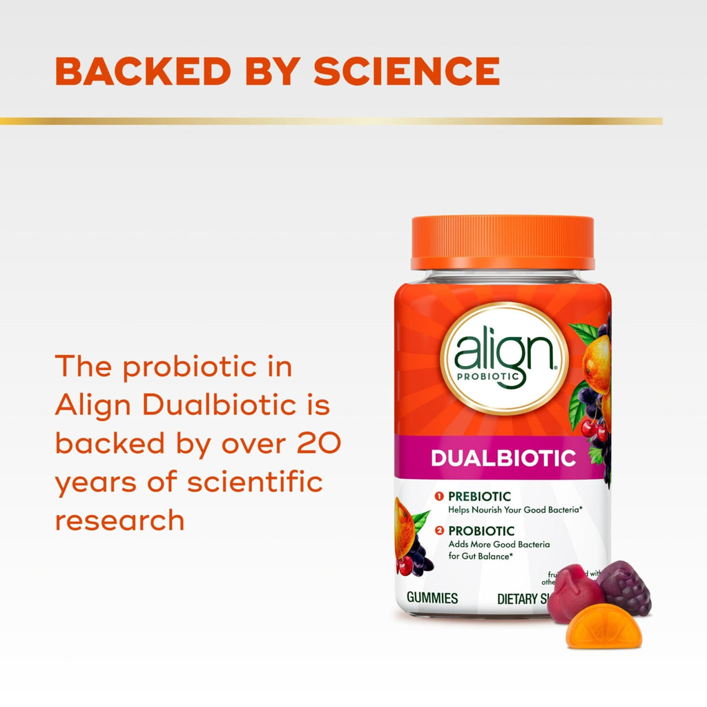 Align Dualbiotic, Prebiotics and Probiotics for Women and Men, Probiotics for Digestive Health, Prebiotics Help Nourish Good Bacteria - FENGGESTORE20