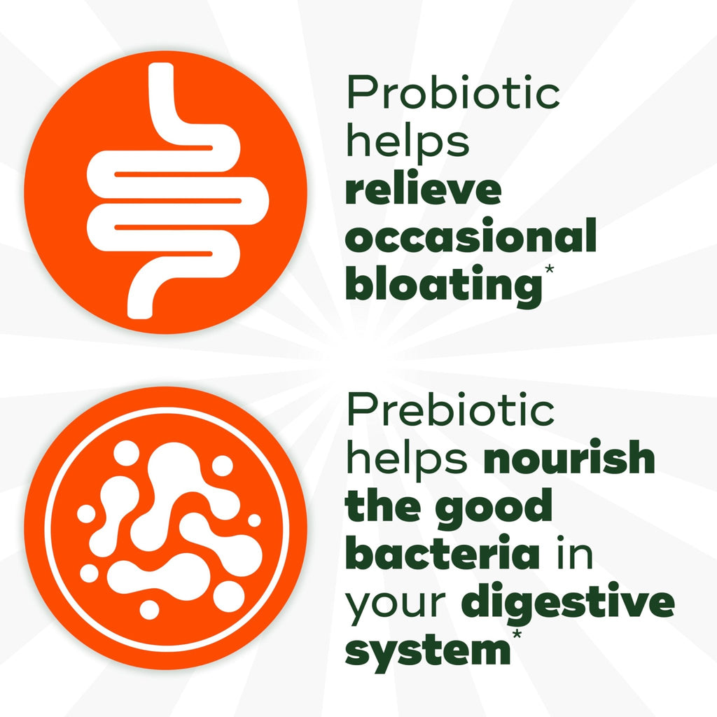 Align Dualbiotic, Prebiotics and Probiotics for Women and Men, Probiotics for Digestive Health, Prebiotics Help Nourish Good Bacteria, Natural Fruit Flavors - FENGGESTORE20