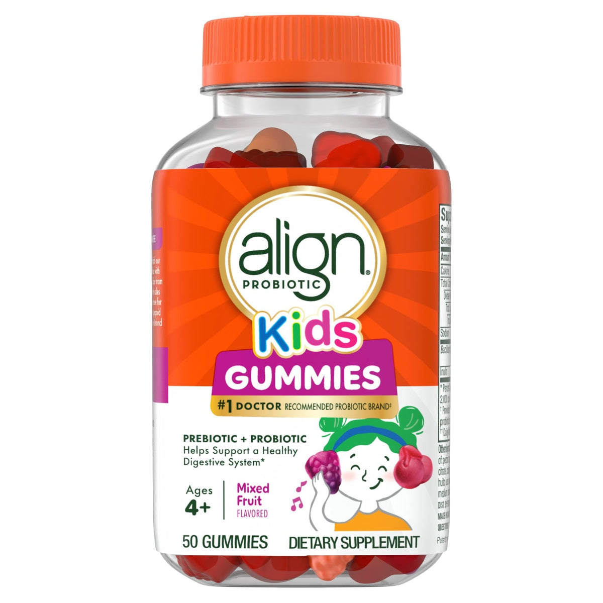 Align Probiotic, Kids Gummies, Prebiotic + Probiotic helps support a healthy digestive system*, #1 Doctor Recommended Probiotic Brand - FENGGESTORE20