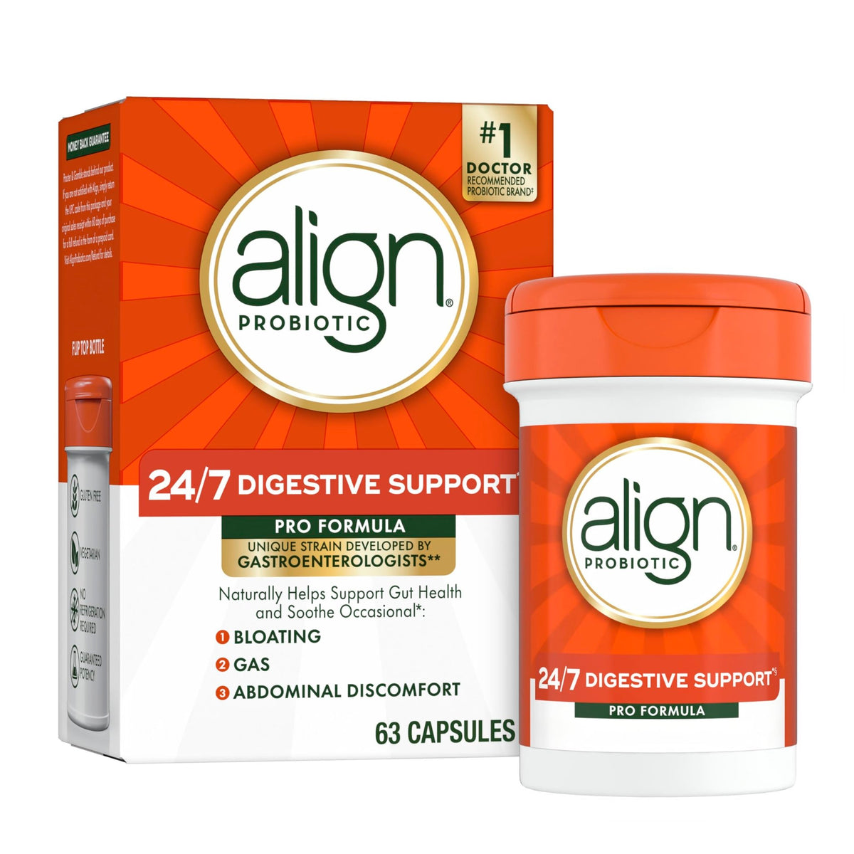 Align Probiotic, Pro Formula, Probiotics for Women and Men, Probiotics for Digestive Health, Men and Womens Probiotic Capsules Help Relieve - FENGGESTORE20
