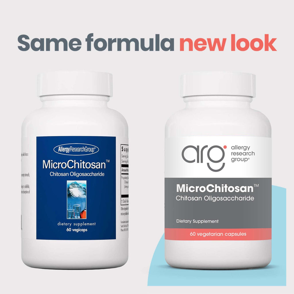 Allergy Research Group MicroChitosan Supplement - Chitosan, Chitosan Oligosaccharide, Cleansing Support Binder, Enhanced Detoxification - FENGGESTORE20