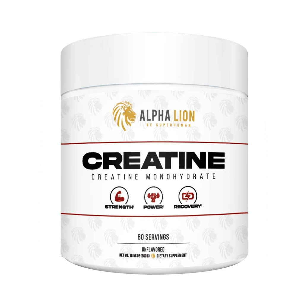 ALPHA LION Creatine Monohydrate Powder, 5000mg Per Serving (5g), Supports Muscle Strength, Power, Athletic Performance, Pure Creatina Monohydrata - FENGGESTORE20