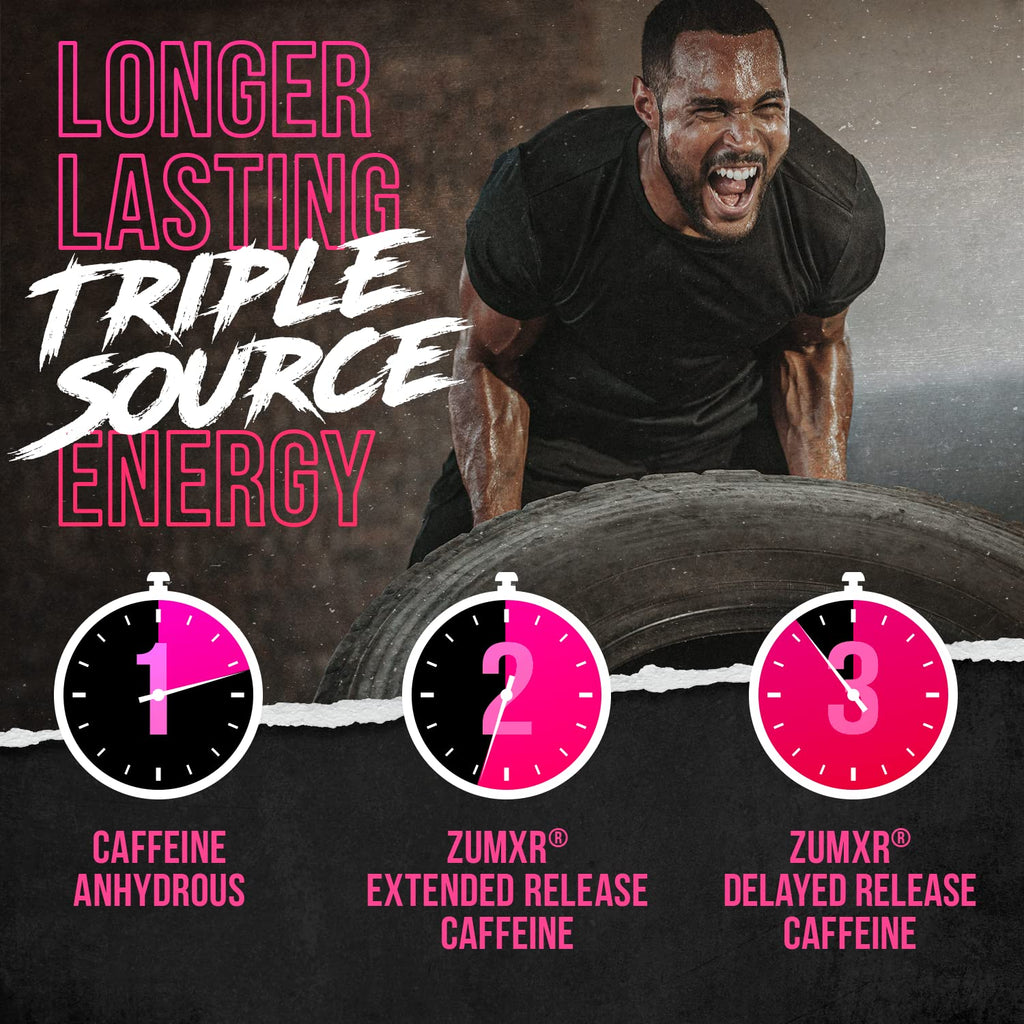 ALPHA LION Superhuman Extreme High Stim Pre Workout Powder, Beta Alanine, L-Taurine & 356mg Tri-Source Caffeine for Sustained Energy, Nitric Oxide & Citrulline for Pump (21 Servings, Slaughtermelon) - FENGGESTORE20