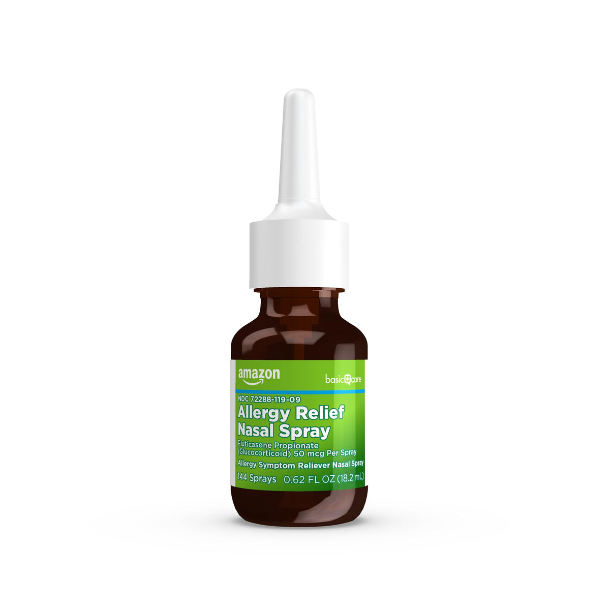 Amazon Basic Care 24-Hour Allergy Relief Nasal Spray, Fluticasone Propionate (Glucocorticoid), 50 mcg, Full Prescription Strength, Non-Drowsy, 0.62 Fl Oz - FENGGESTORE20